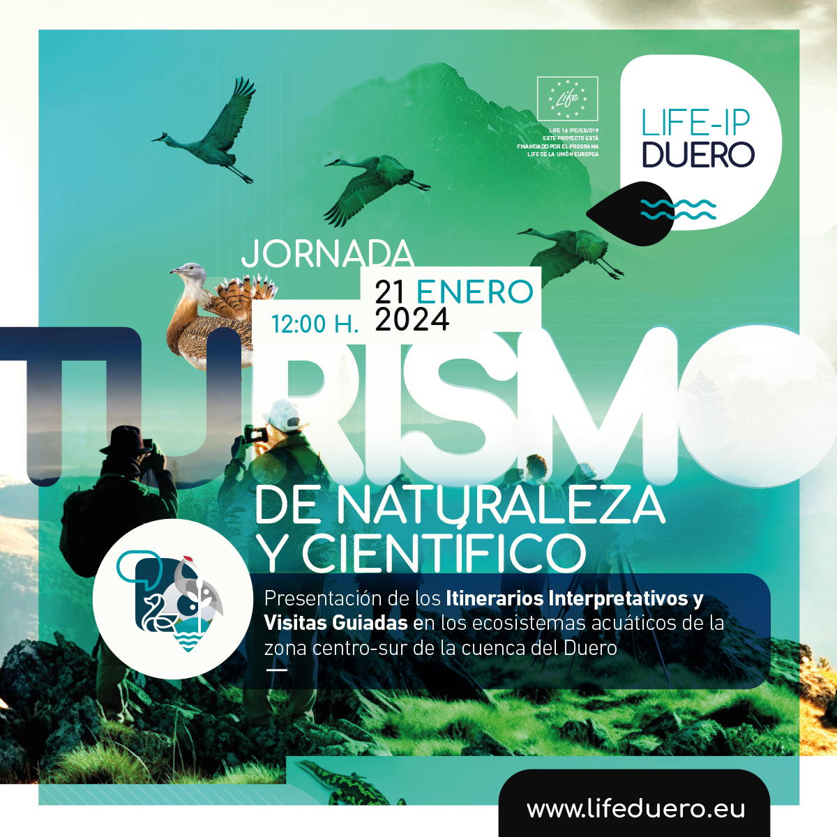 Jornada de presentación de los itinerarios interpretativos y visitas guiadas en los ecosistemas acuáticos de la zona centro-sur de la cuenca del Duero