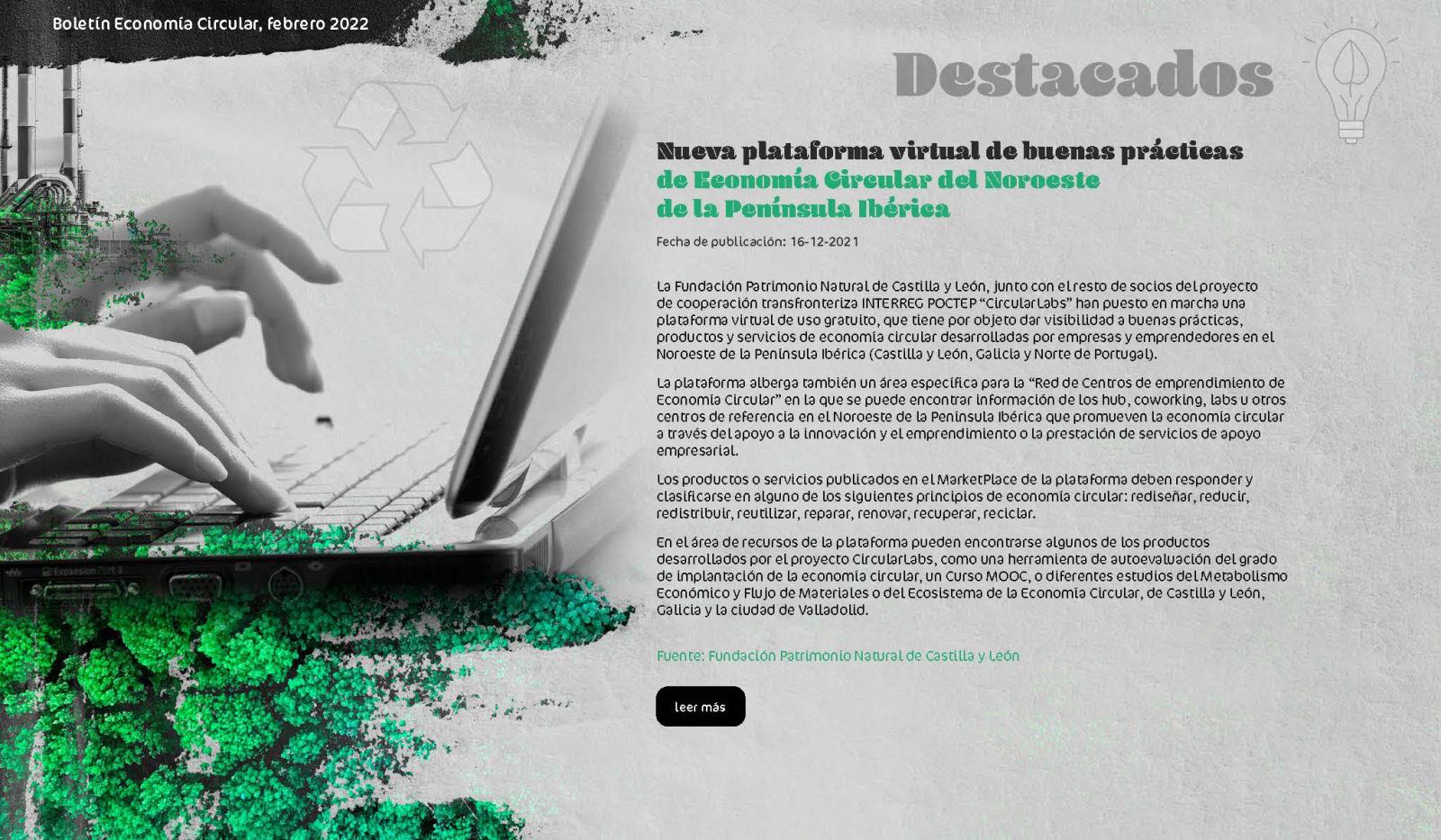 El proyecto “CircularLabs” modelo de buenas prácticas en Economía Circular según el Ministerio