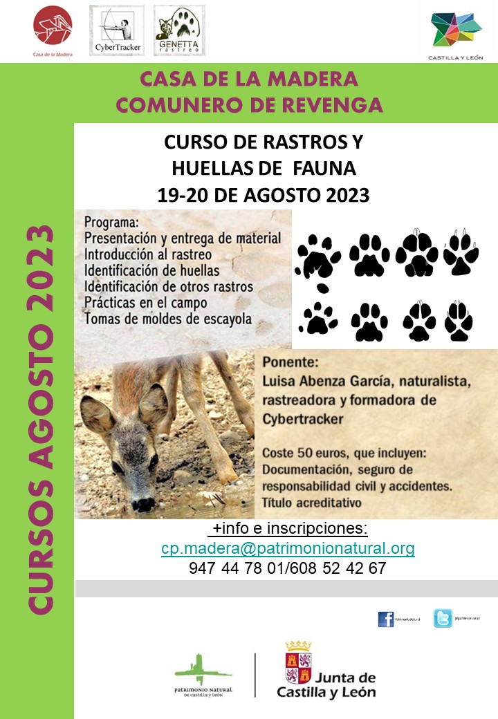 Curso de rastreo de fauna