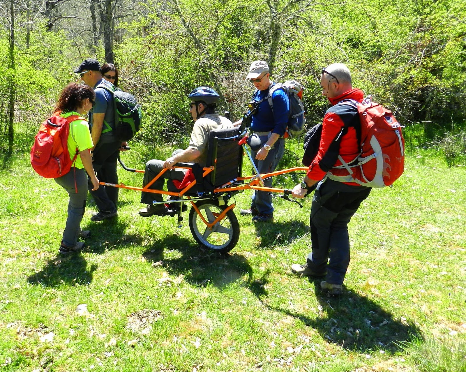 Voluntariado ambiental accesible. Parque natural sierra norte de guadarrama