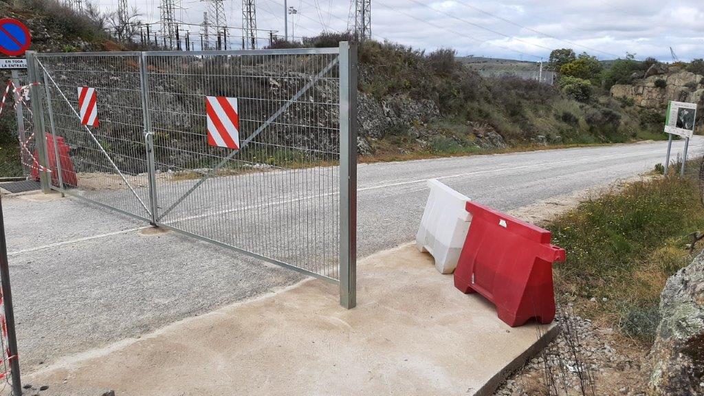 Se instala un sistema temporal para garantizar la seguridad del acceso al Mirador del Fraile