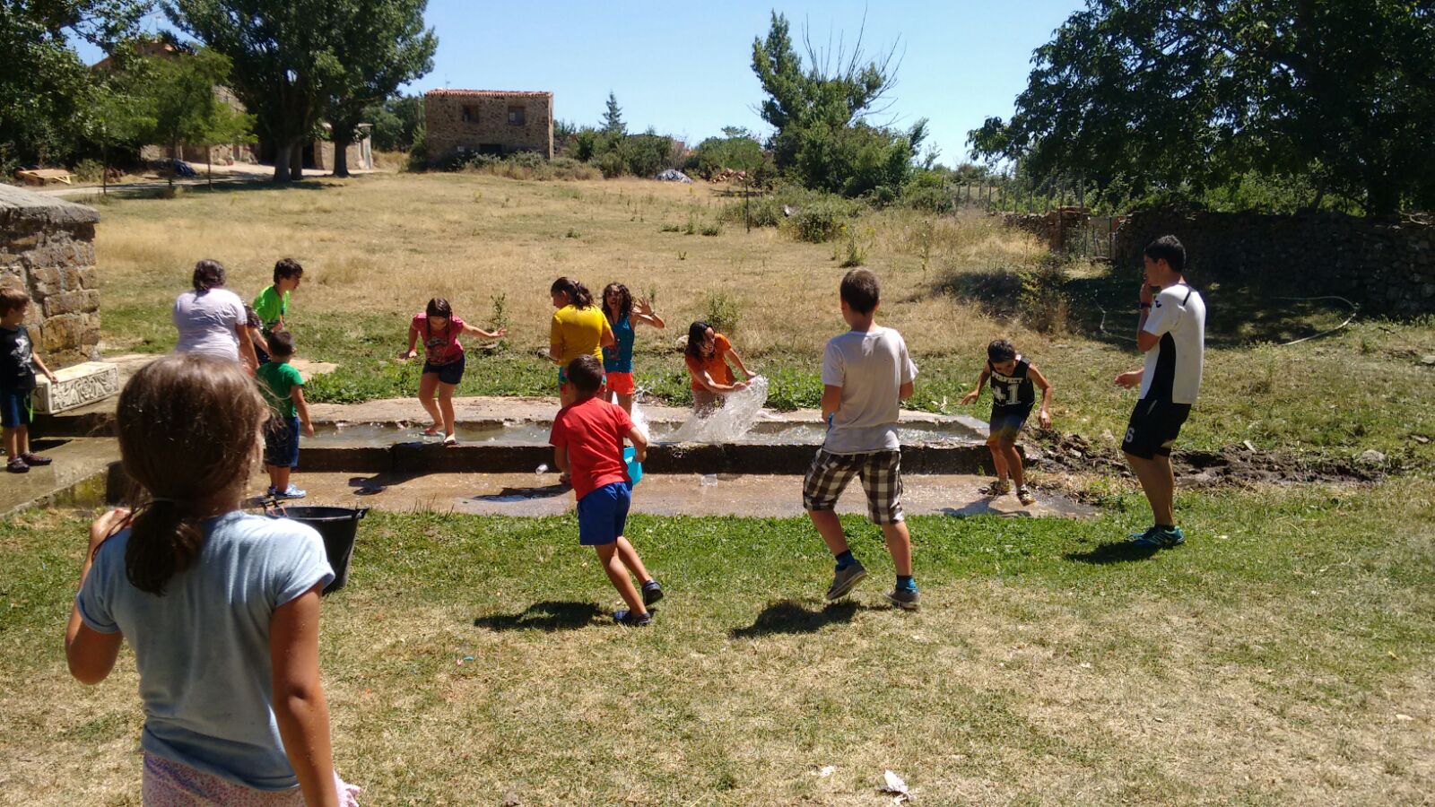 Gymkana acuática infantil