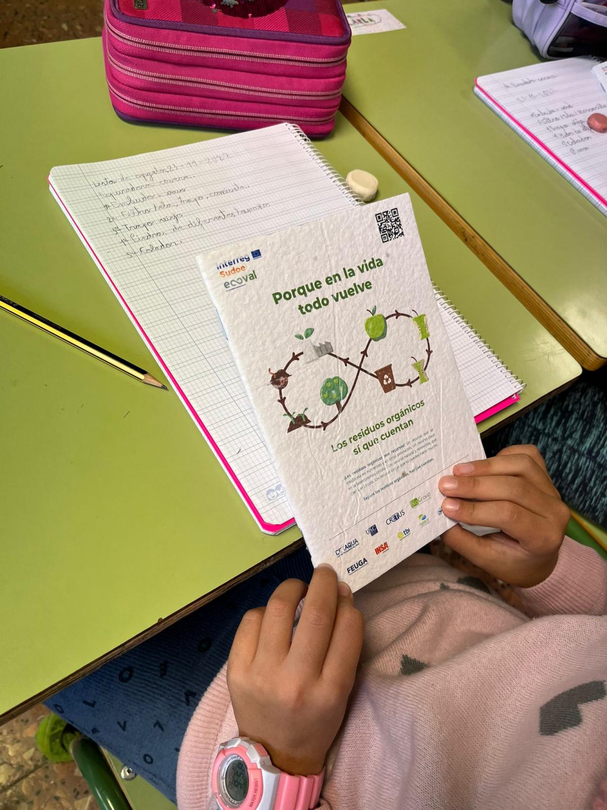 Nueva campaña de sensibilización, en centros de primaria de Palencia, para la correcta separación de residuos orgánicos