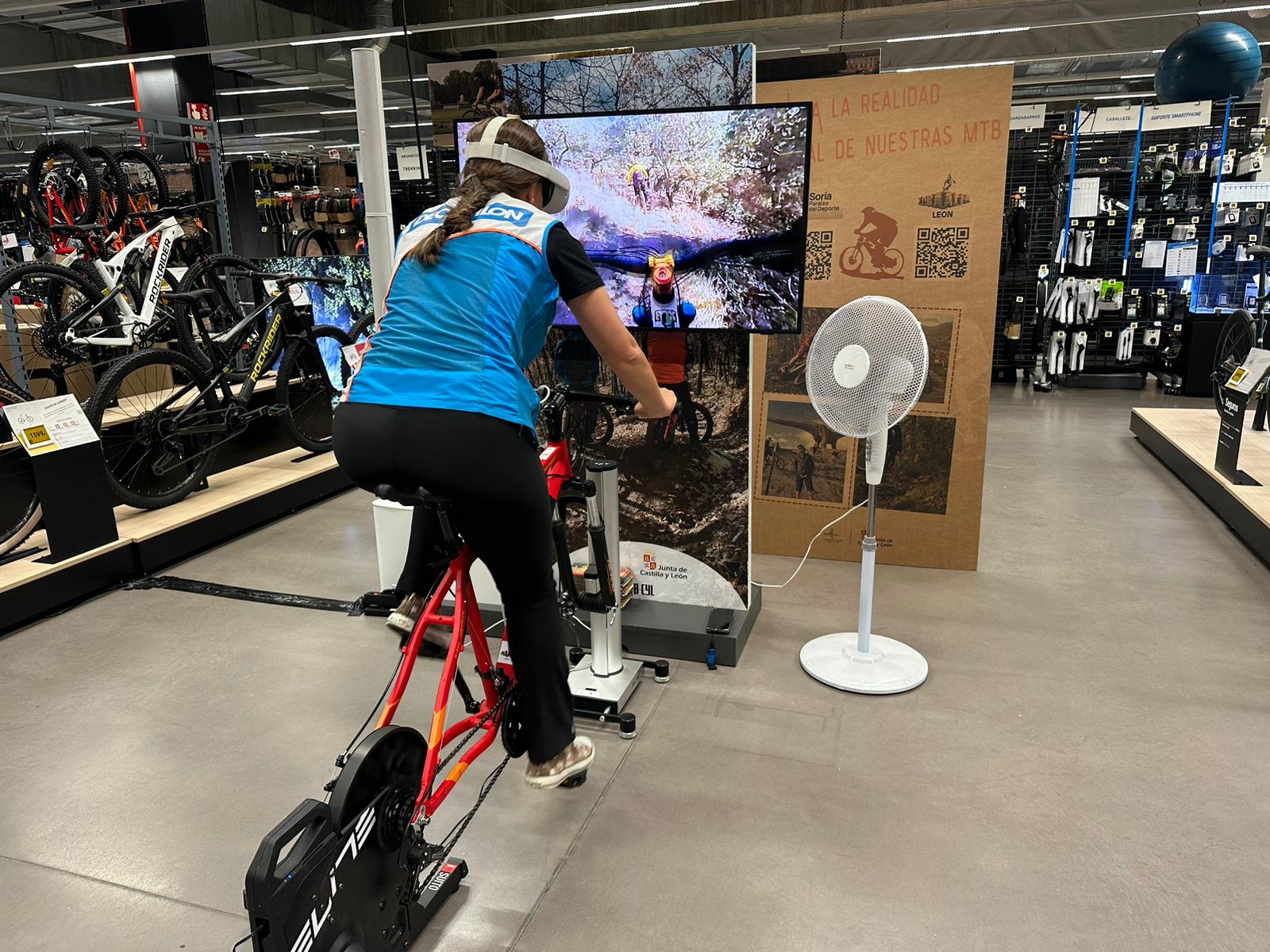 Zona Alfa León y Soria Paraíso del Deporte llegan a la tienda master de Decathlon Madrid