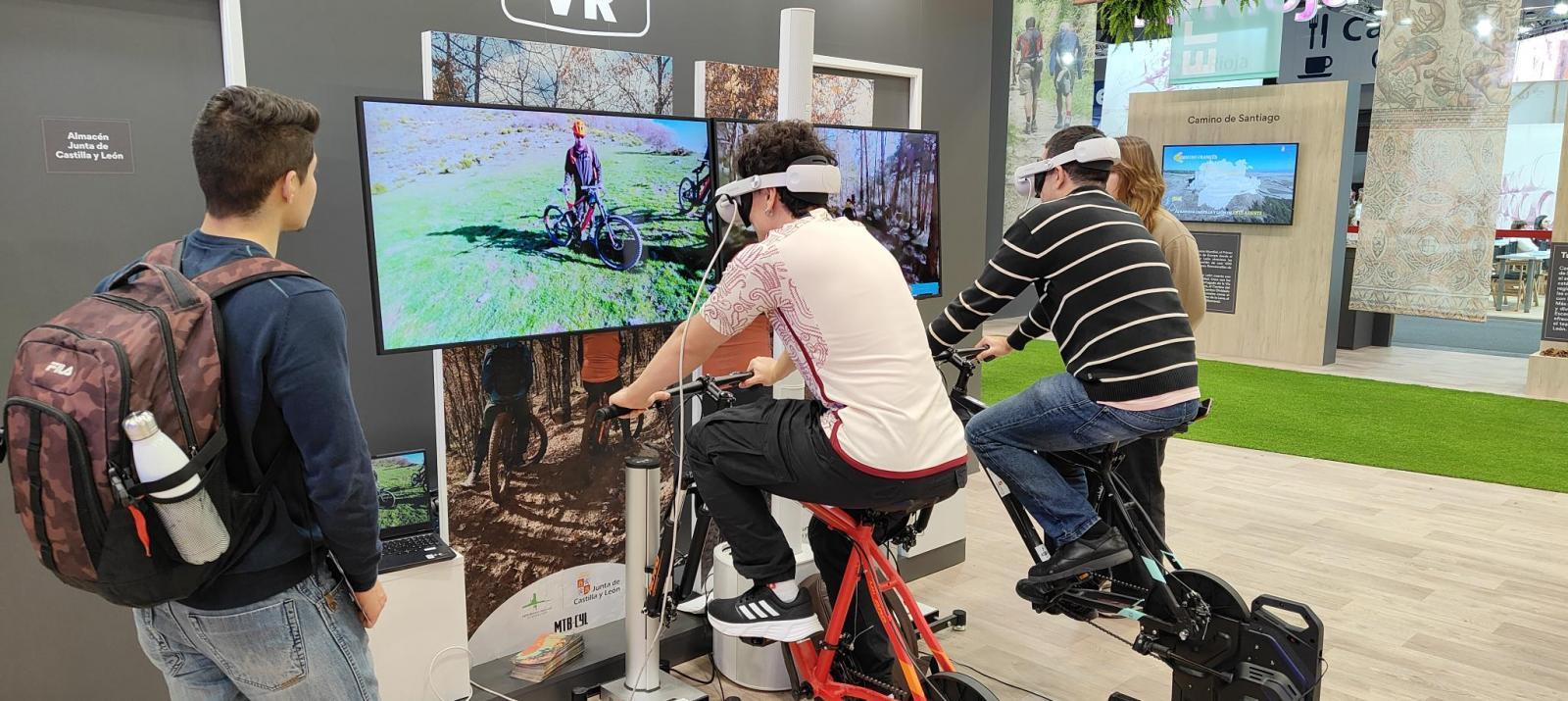 Más de 6.000 personas han conocido Zona Alfa León y Soria Paraíso del Deporte gracias a la realidad virtual presente en FITUR 