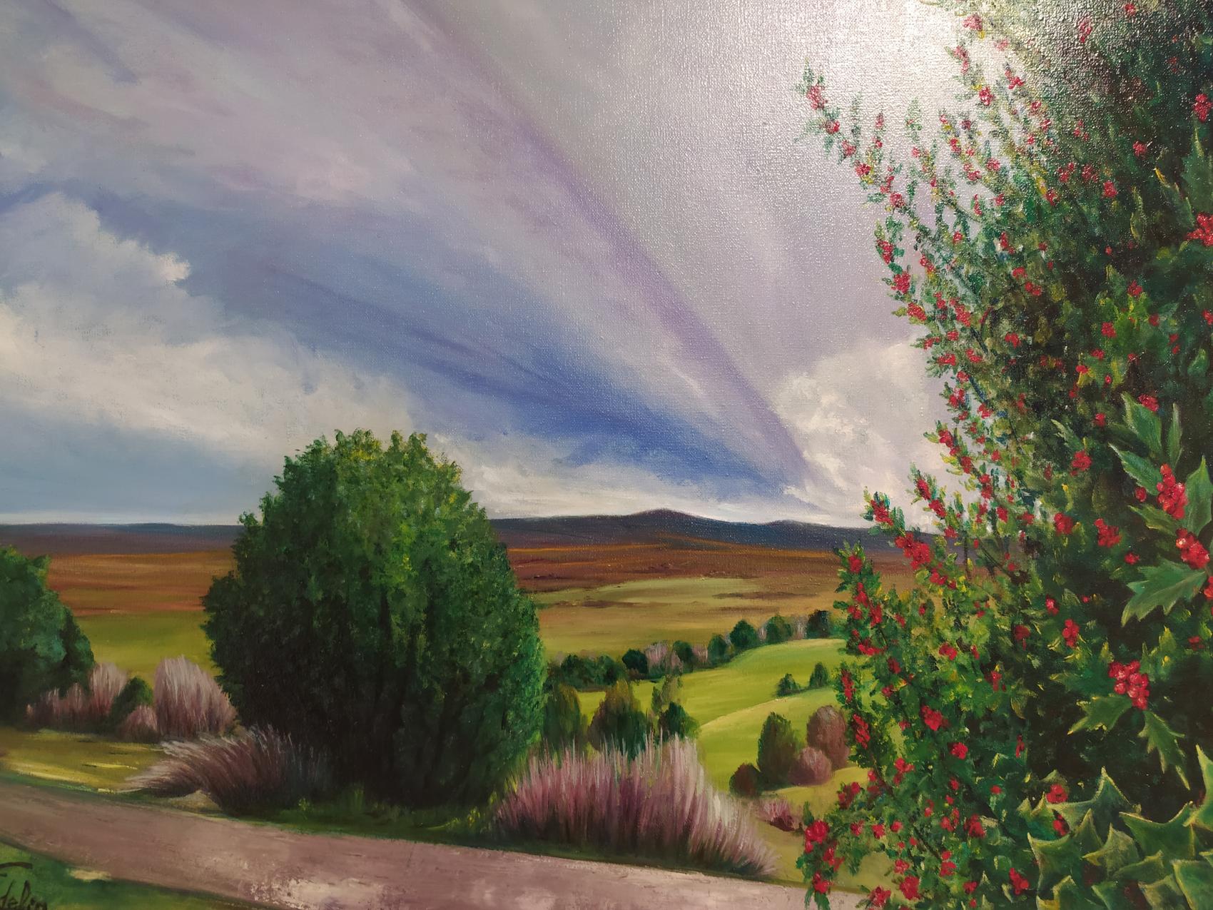 Exposición de pintura "ensalada de colores"