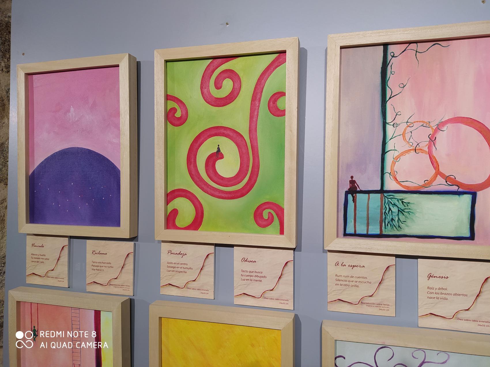 Exposición de dibujos y haikus "tiempo entretelas"