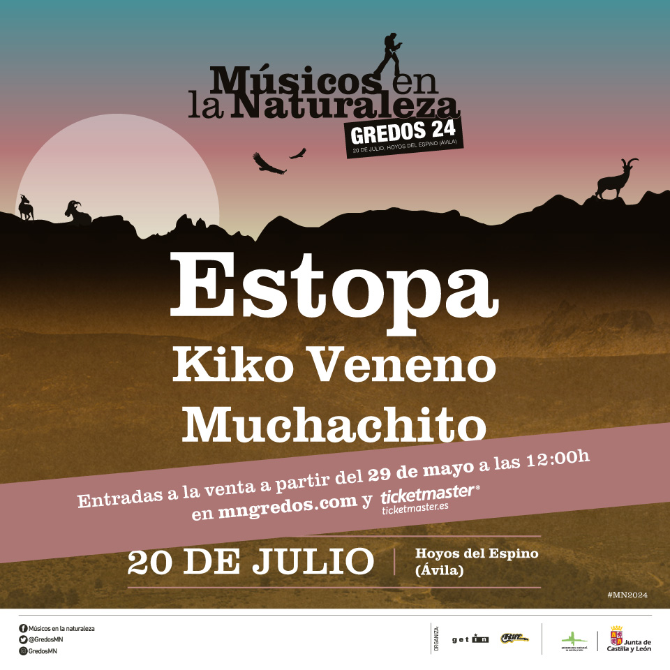 Estopa y su gira “25 Aniversario” cabeza de cartel de Músicos en la Naturaleza el próximo 20 de julio