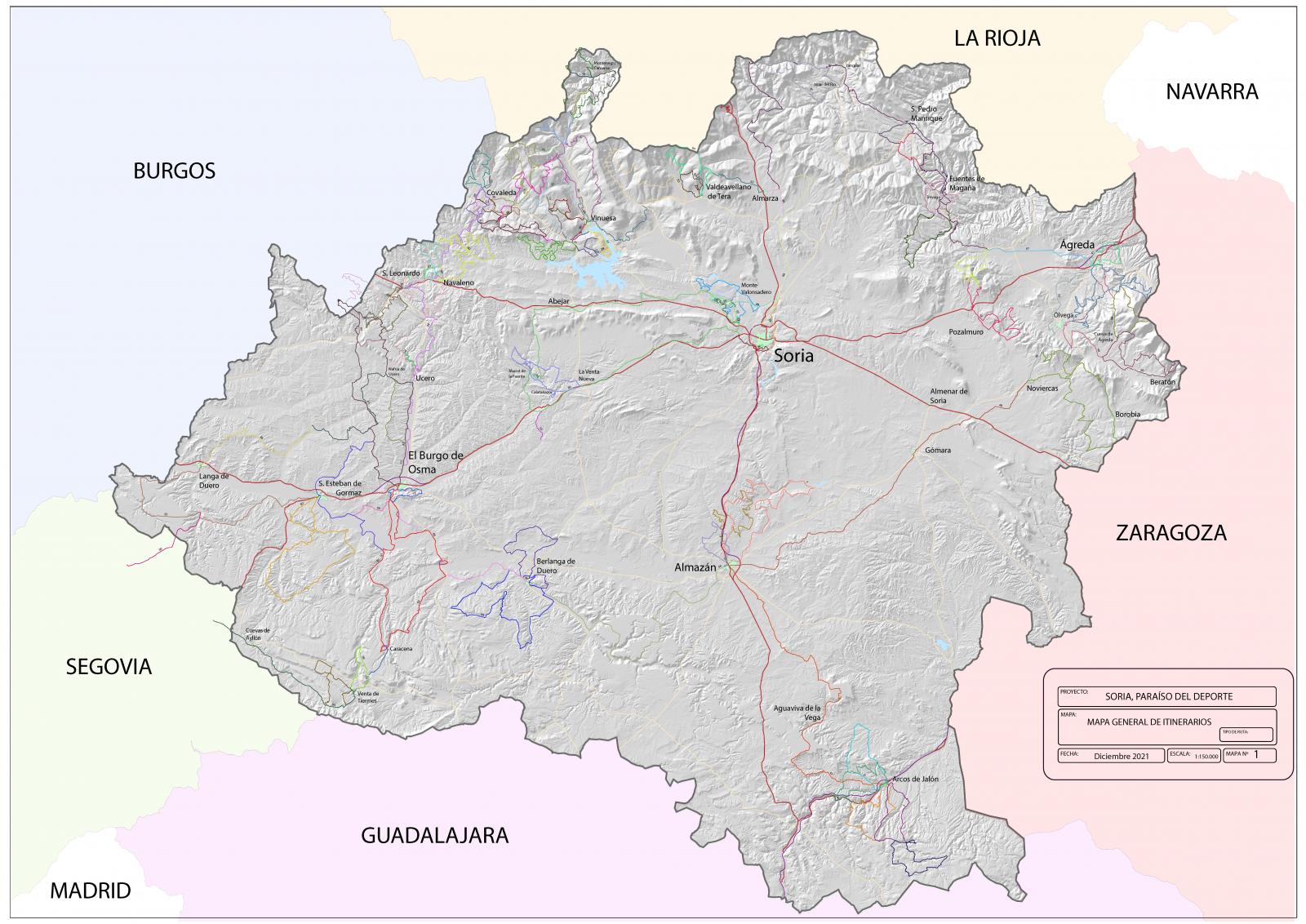 El proyecto ‘Soria, paraíso del deporte’ señalizará más de 2.300 km para la práctica de BTT, trail y rutas a caballo en áreas naturales