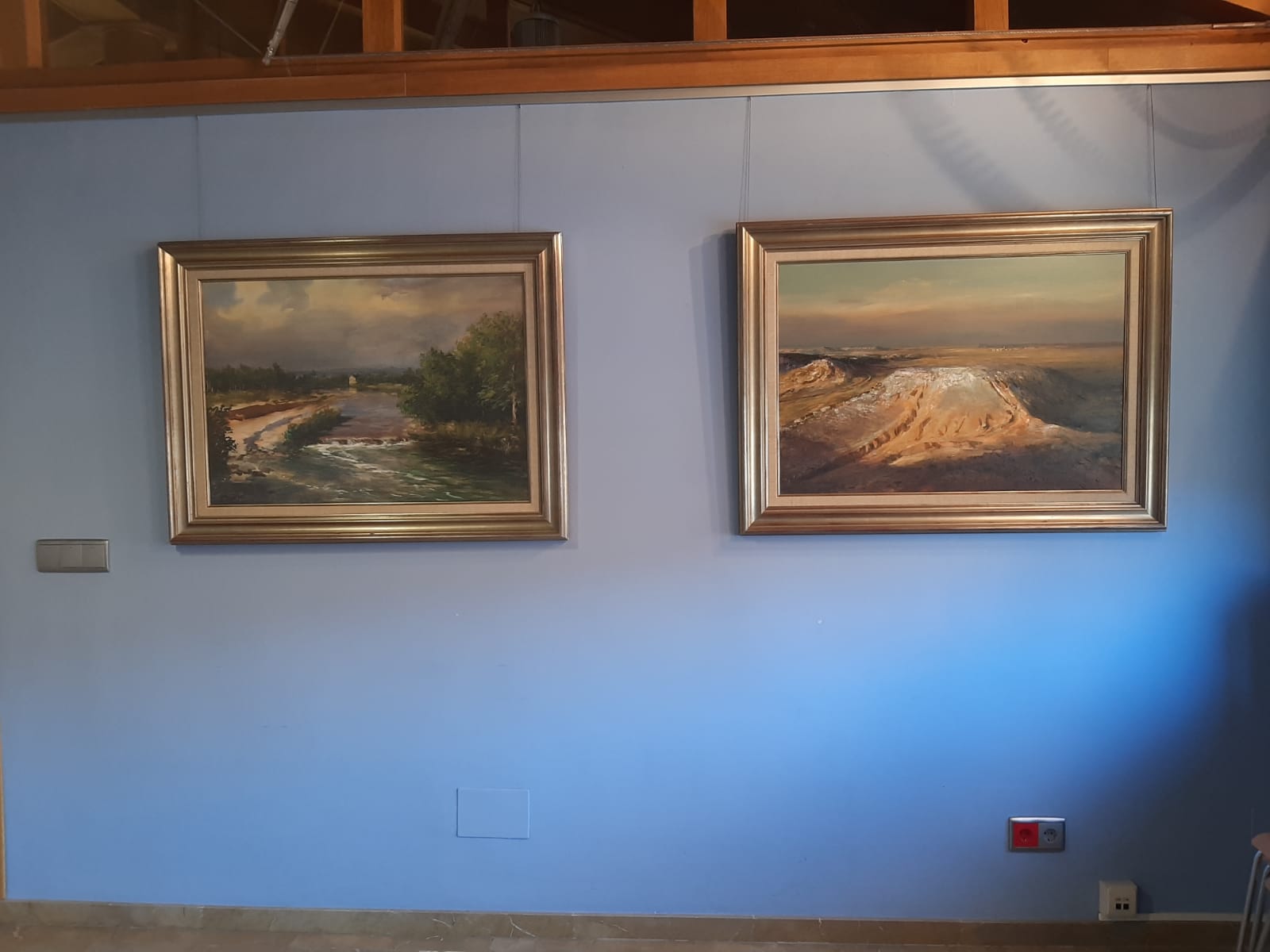 Exposición de pintura "paisajes palentinos