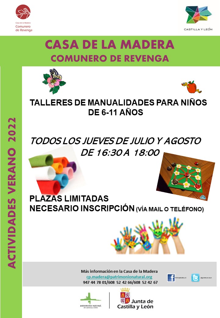 Talleres infantiles de verano