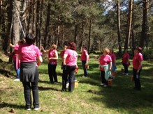Voluntariado Senior. Colocación de comederos de aves y ruta ornitológica.