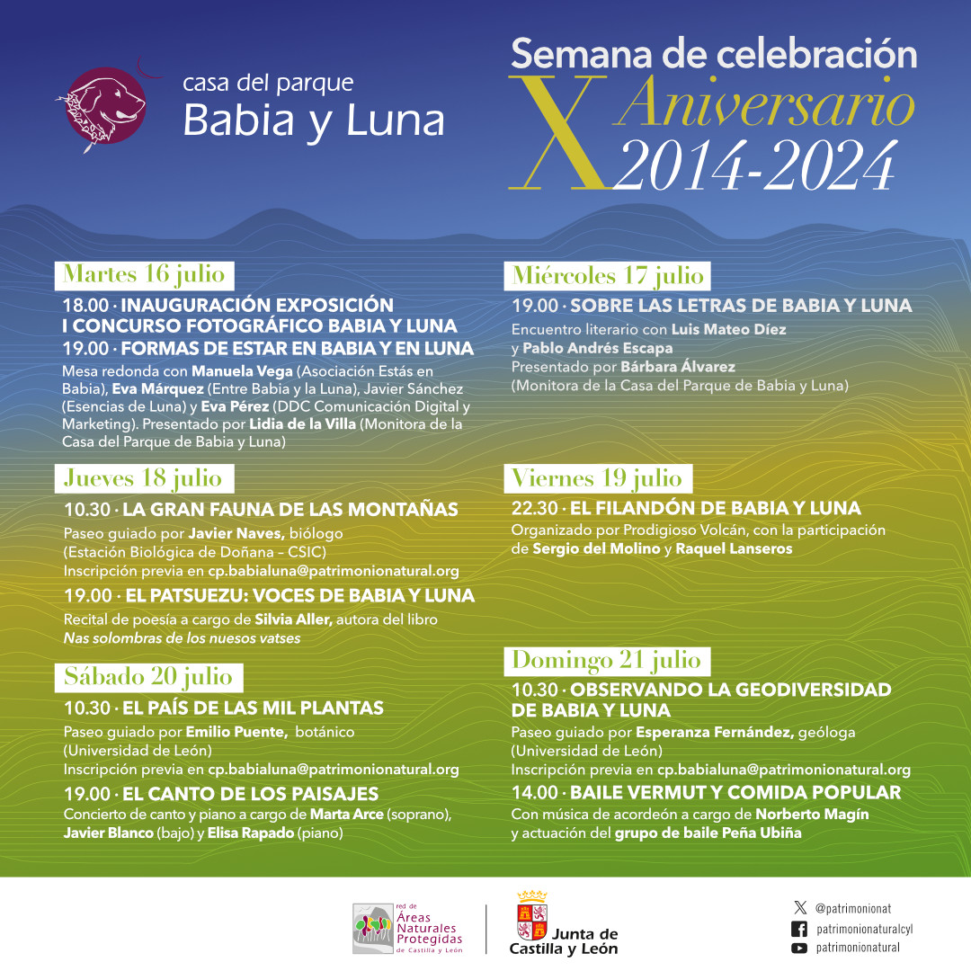 Semana de celebración de x aniversario