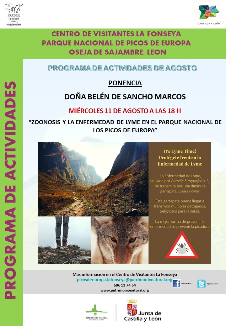 Ponencia: "zoonosis y la enfermedad de lyme en el parque nacional de picos de europa"