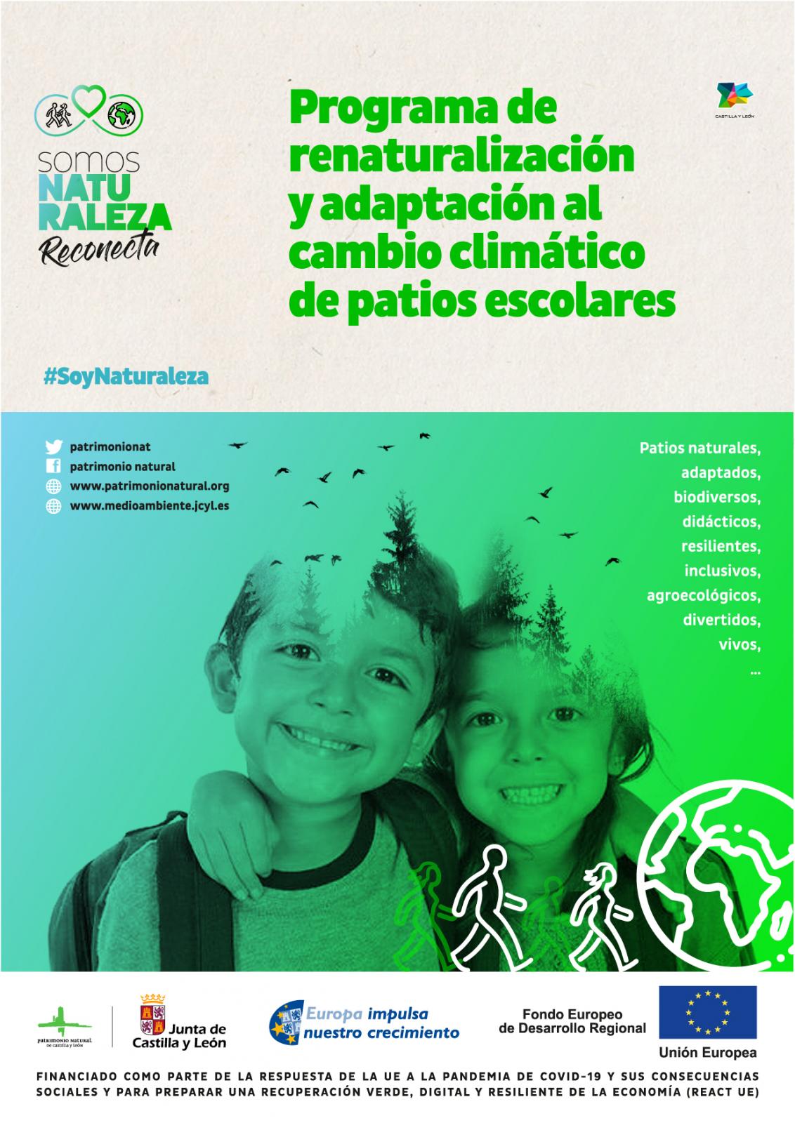 Salen a licitación las obras de adaptación al cambio climático y renaturalización de centros educativos en la provincia de Soria