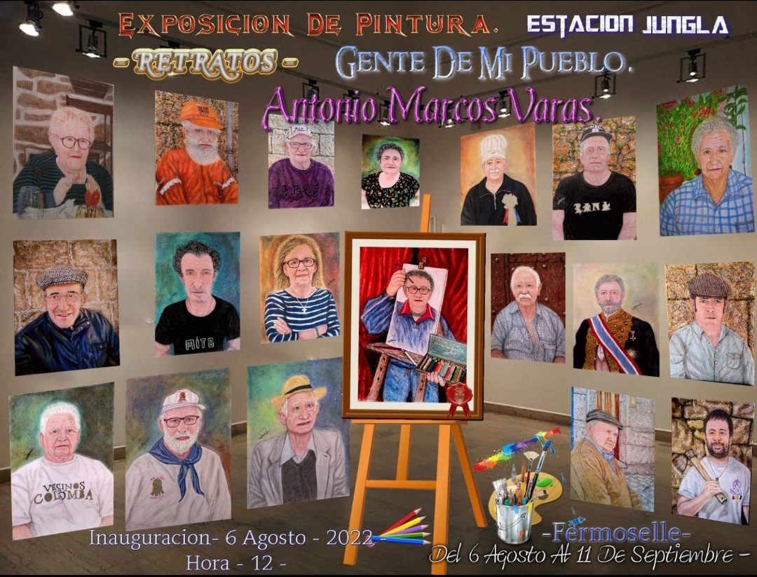Exposición "retratos - gente de mi pueblo"