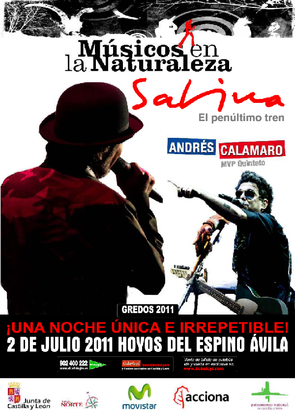 Sabina y Calamaro se suben al escenario de Músicos en la Naturaleza