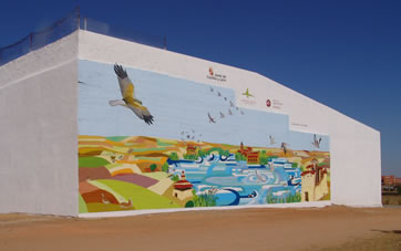 Realizada la actividad "Voluntariado Ambiental: Taller de muralismo"