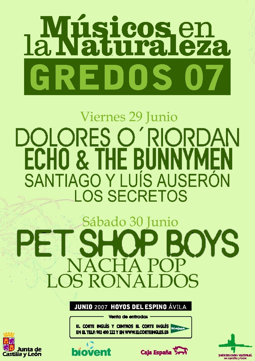 “MÚSICOS EN LA NATURALEZA. GREDOS 2007”  CITA A SIETE GRUPOS NACIONALES E INTERNACIONALES