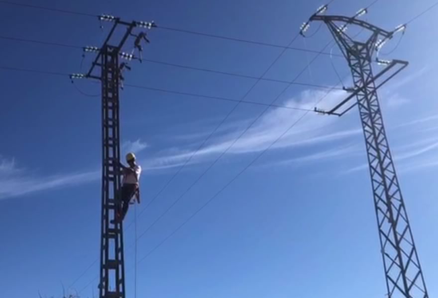 El tendido eléctrico en las Lagunas de Villafáfila se modifica para evitar la muerte de avifauna por colisión y electrocución
